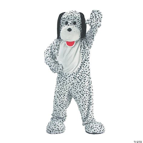 Dalmatian mascot outfits for different seasons and climates